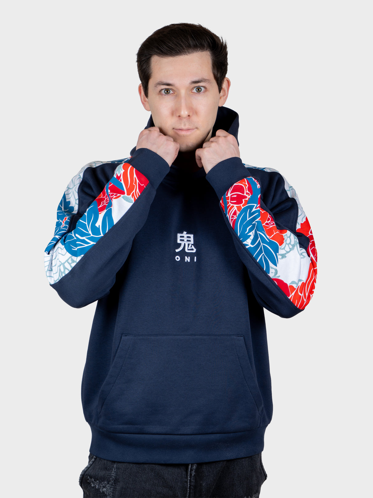 Hoodie Floral navy [CONCOURS VOYAGE AU JAPON - 2 PARTICIPATIONS]