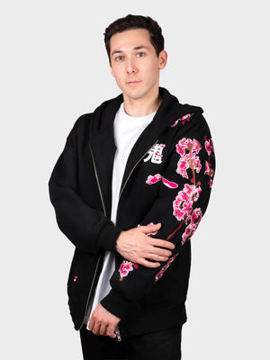 Hoodie Sakura Zippé