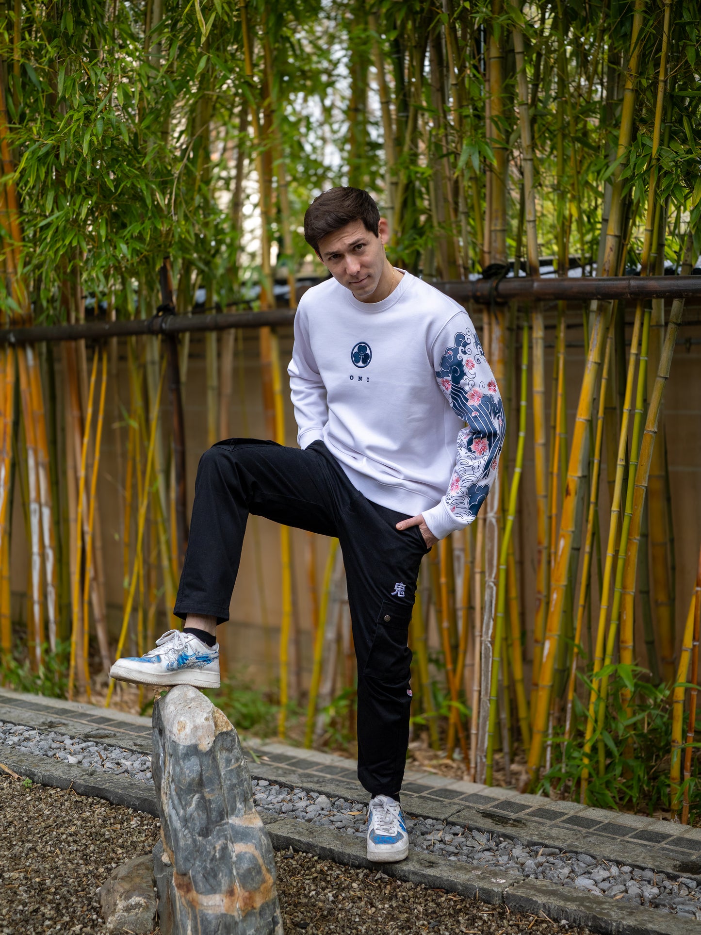 Sweat Blanc Sakura [CONCOURS VOYAGE AU JAPON]