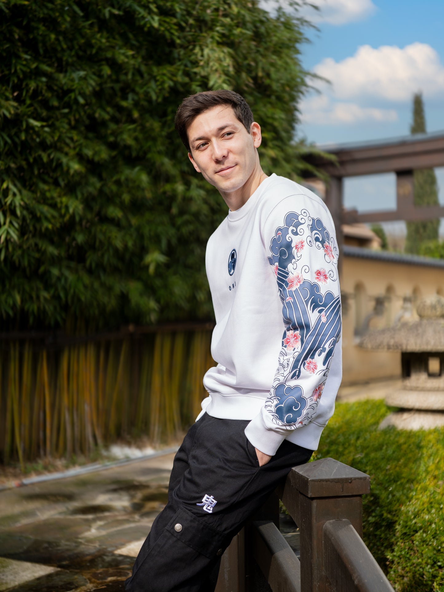 Sweat Blanc Sakura [CONCOURS VOYAGE AU JAPON]