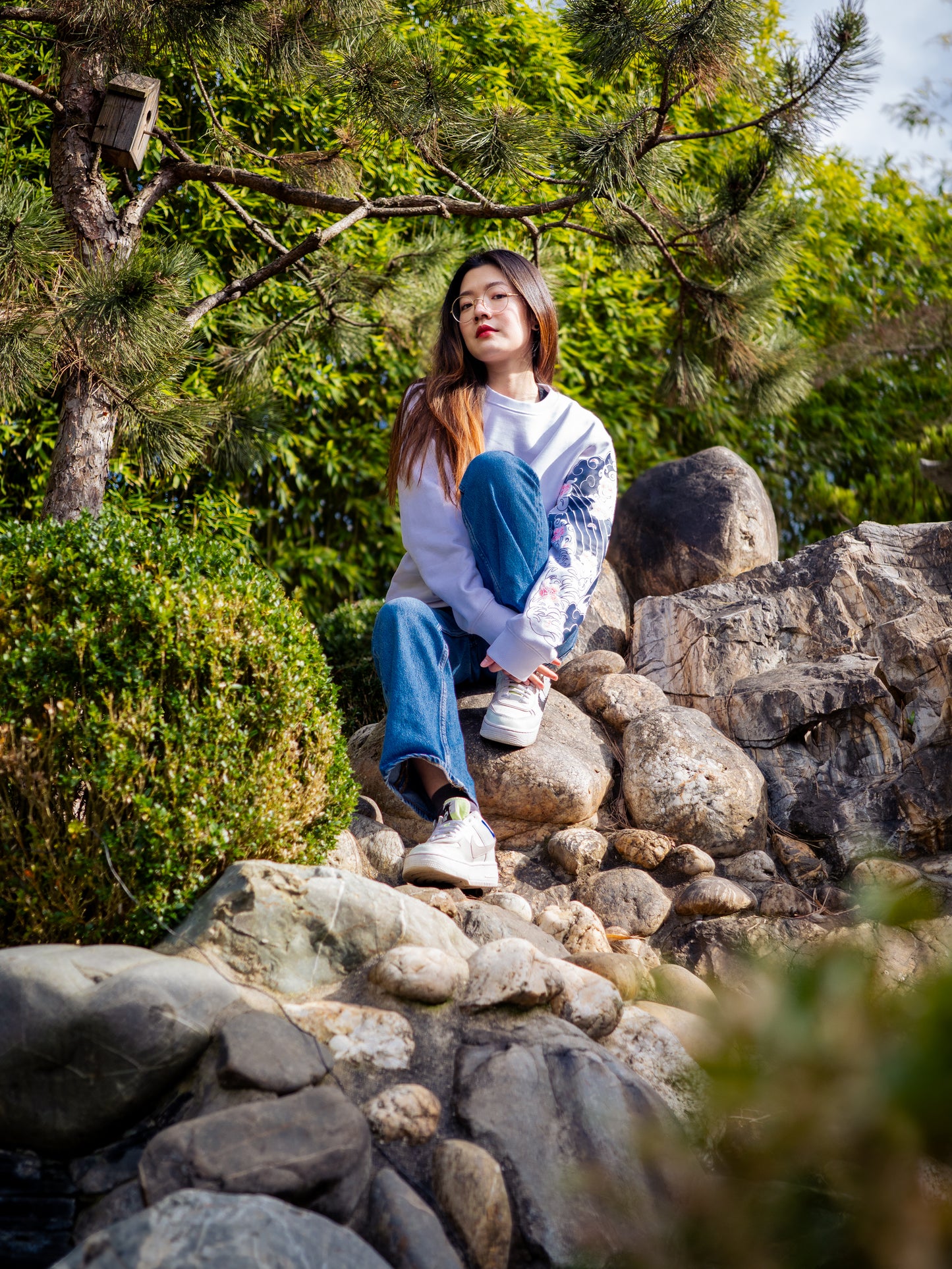 Sweat Blanc Sakura [CONCOURS VOYAGE AU JAPON]