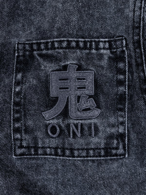 Veste Jean Noir Kitsune