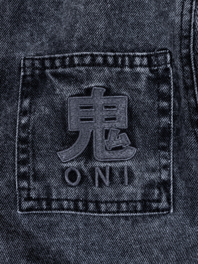 Veste Jean Noir Kitsune