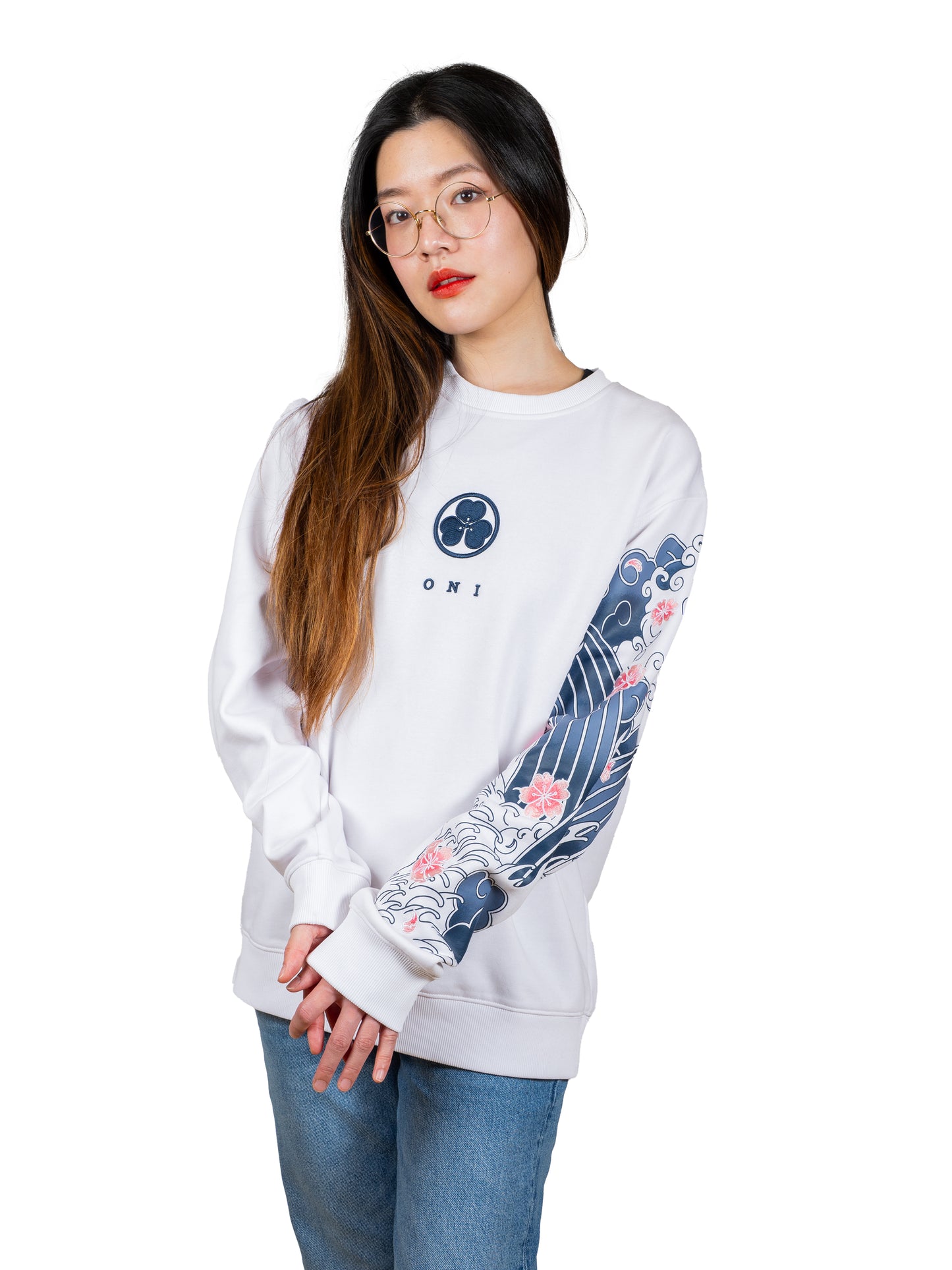 Sweat Blanc Sakura [CONCOURS VOYAGE AU JAPON]