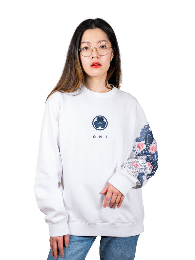 Sweat Blanc Sakura [CONCOURS VOYAGE AU JAPON]