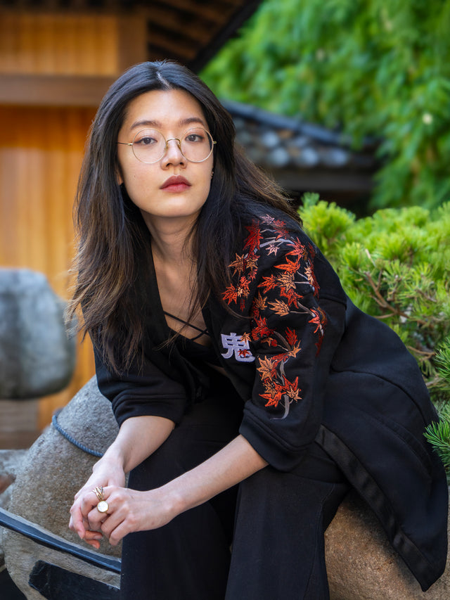 Kimono coton momiji (erable)