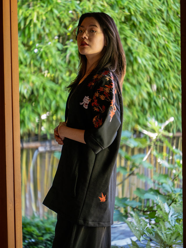 Kimono coton momiji (erable)